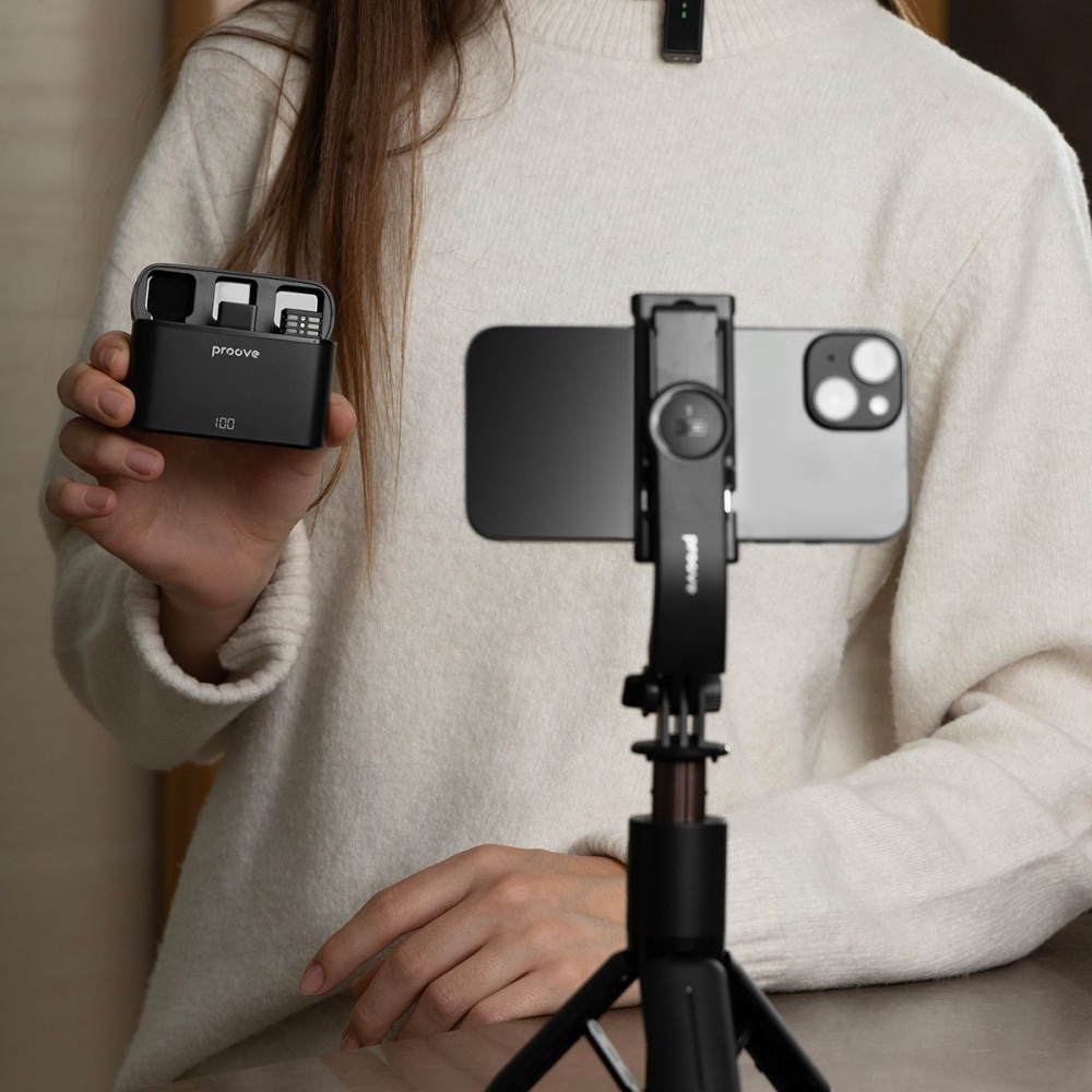 Беспроводной петличный микрофон Proove Record Type-C - фото 8