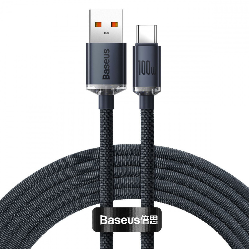 Кабель Baseus Crystal Shine Series Fast Charging Type-C 100W (2m) — Придбати в Україні - фото 4