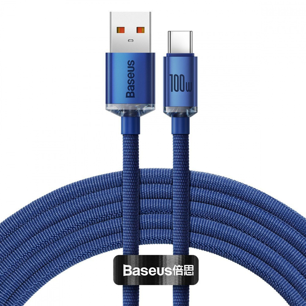 Кабель Baseus Crystal Shine Series Fast Charging Type-C 100W (2m) — Придбати в Україні - фото 5