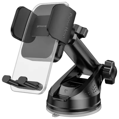 Автомобільний тримач Proove Crystal Clamp Plus Suction Type Car Mount — Придбати в Україні