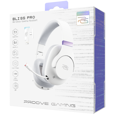 Купить Беспроводная игровая гарнитура Proove Gaming Bliss Pro (APP) 64946 - Ncase