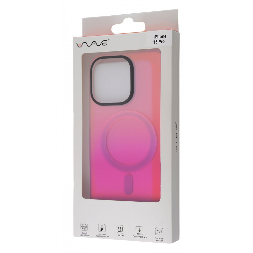 Чехол WAVE Matte Gradient Colors with Magnetic Ring iPhone 15 Pro