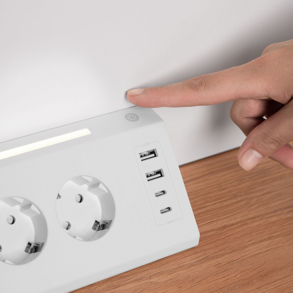 Мережевий фільтр Proove Prism Socket (5xAC + 2xType-C + 2xUSB) 1.6m — Придбати в Україні - фото 4