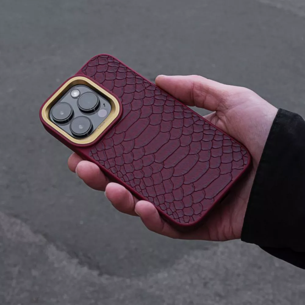 Чехол Kajsa Snake Pattern iPhone 14 Pro Max - фото 3