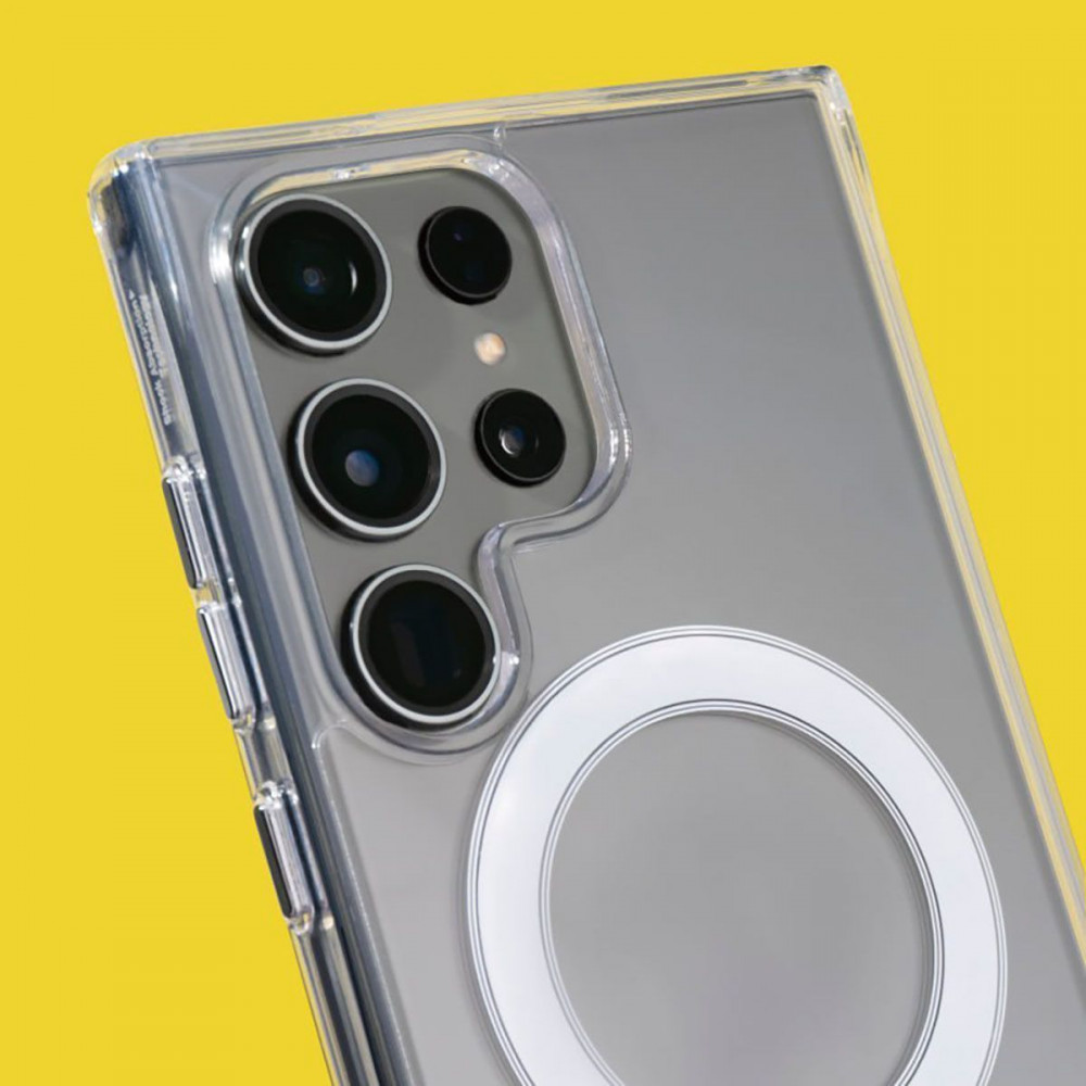 Чехол WAVE Clear Case (PC+TPU) with Magnetic Ring Samsung Galaxy A57 - фото 3