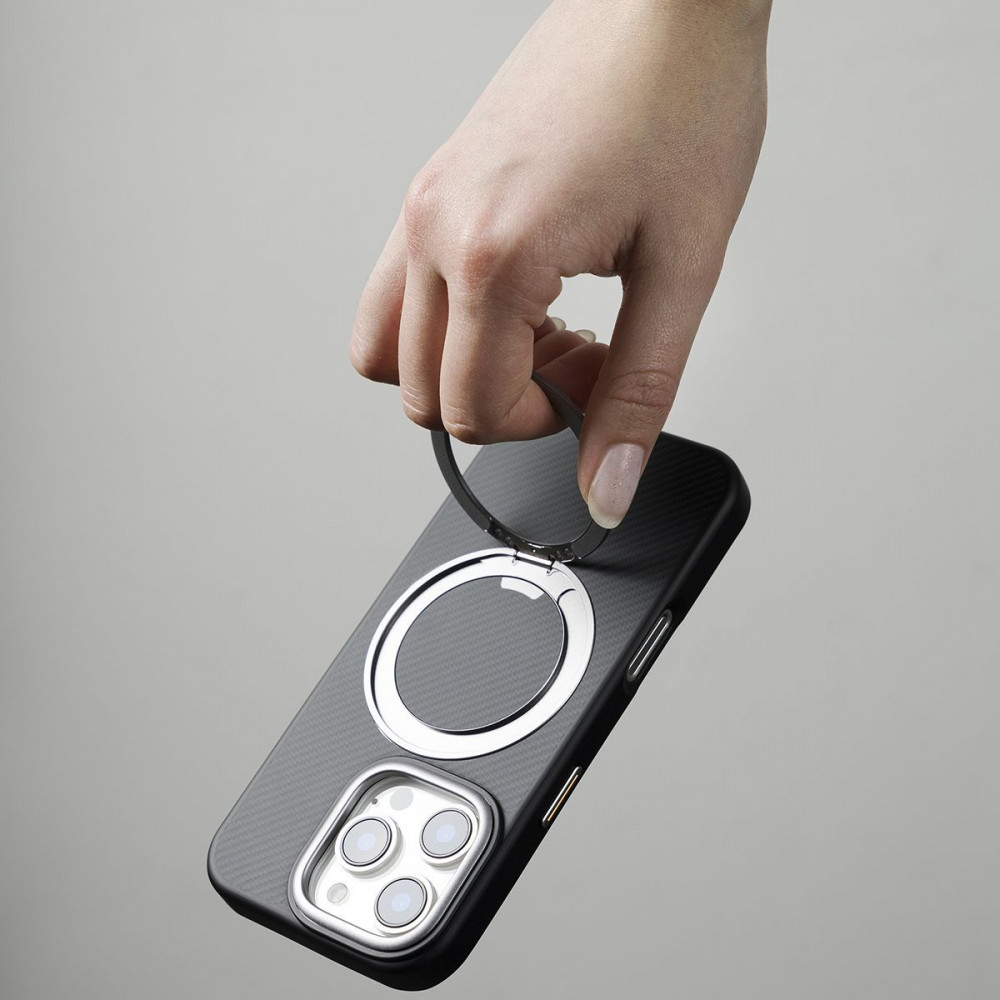 Чохол Proove Reinforce Case with Magnetic Ring iPhone 14 Pro Max black (PCREIP14PM02) Чорний на малюнкі №5