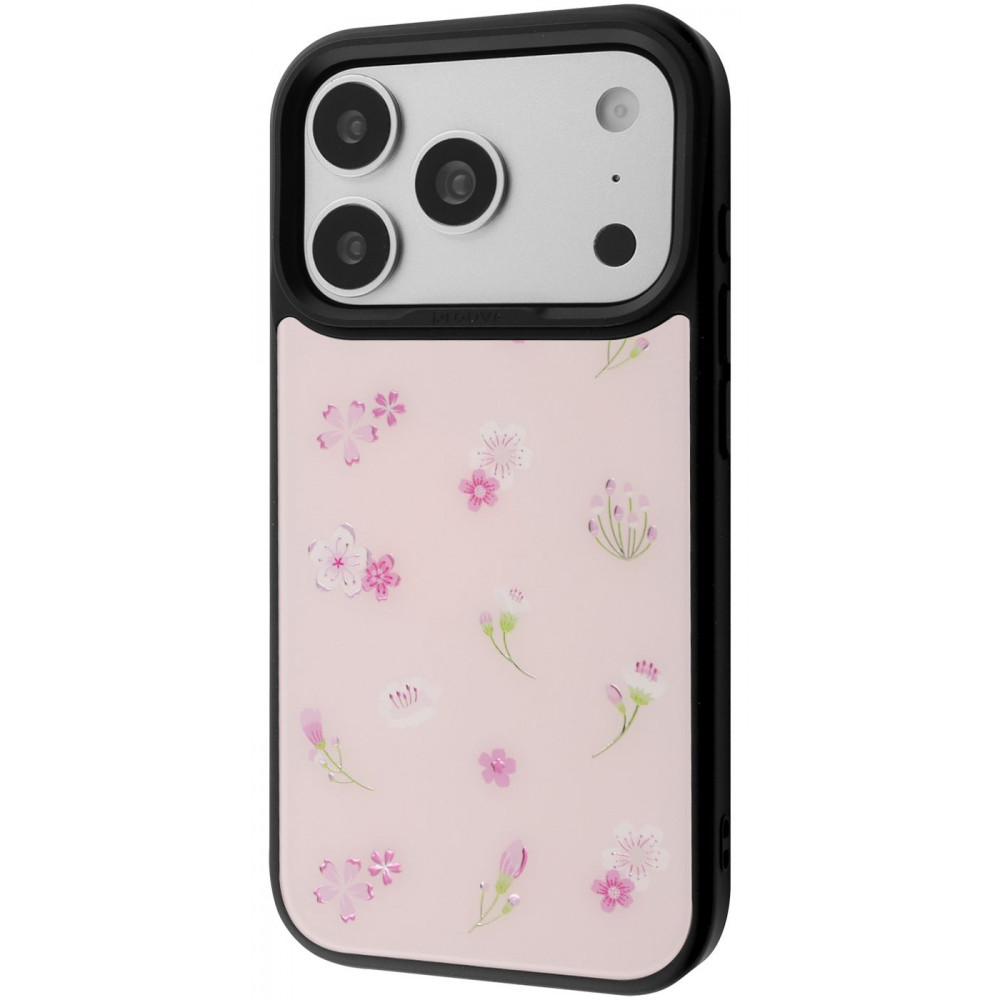 Чохол Proove Muse Fleur Case with Magnetic Ring iPhone 17 Pro/18 Pro (PCMFIP17P0B7) pink flower на малюнкі №1