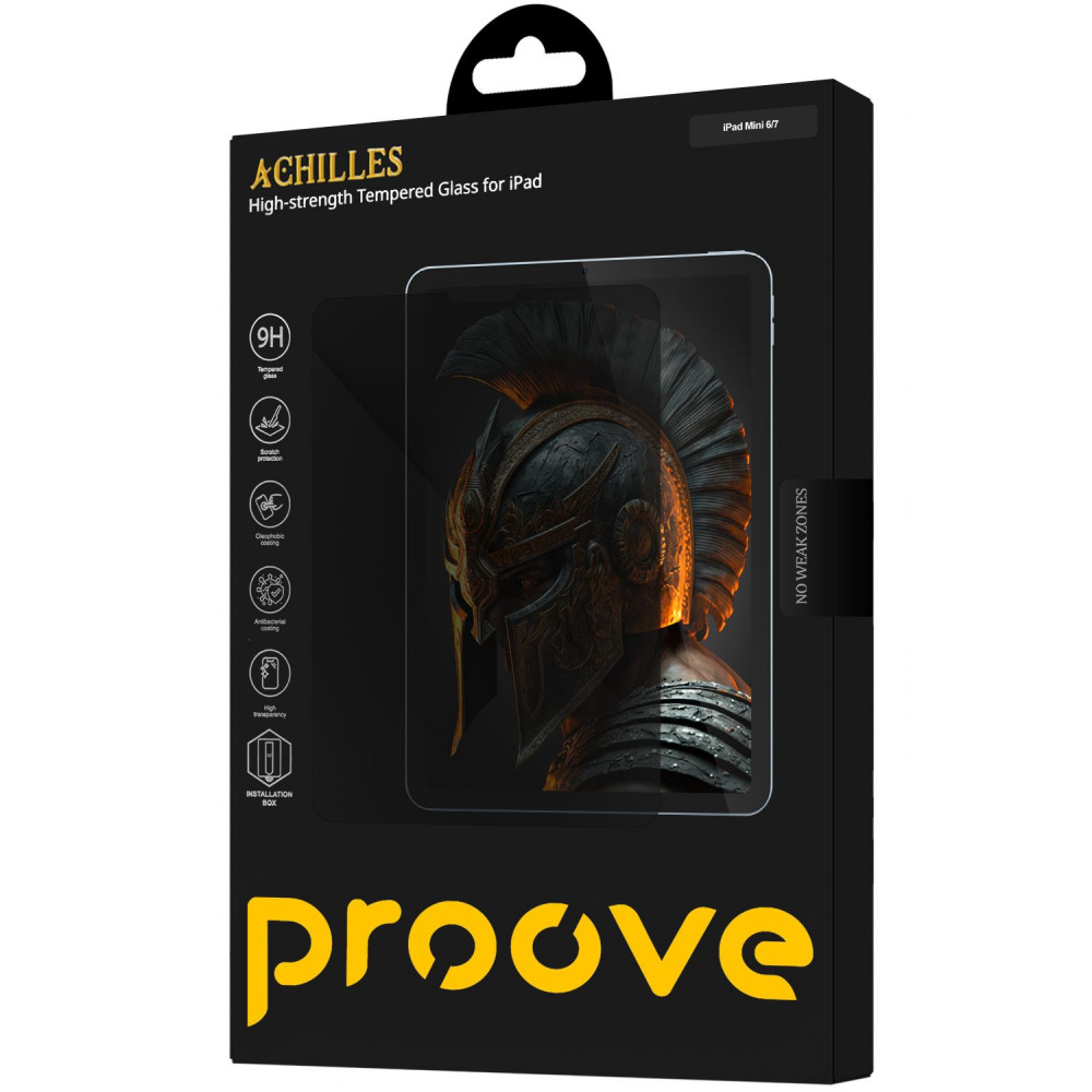 Защитное стекло Proove Achilles Installation Box for iPad mini 6/7 transparent на картинке №2