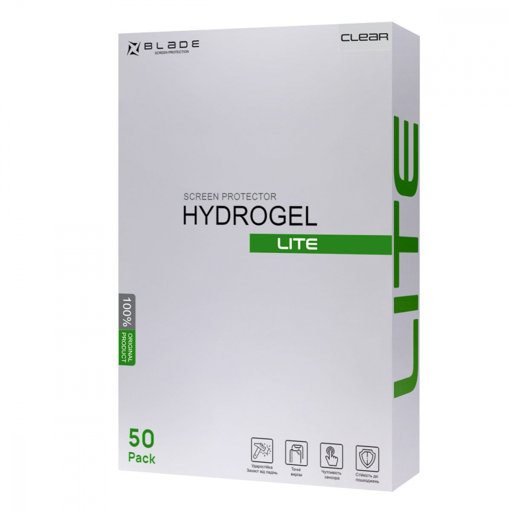 Protective hydrogel film BLADE Hydrogel Screen Protection LITE (clear glossy)