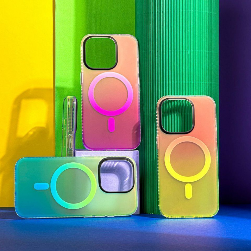 Чохол WAVE Matte Gradient Colors with Magnetic Ring iPhone 15 Pro — Придбати в Україні - фото 1