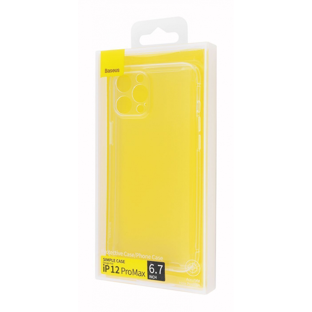 Чохол Baseus Simple (TPU) iPhone 12 Pro Max — Придбати в Україні