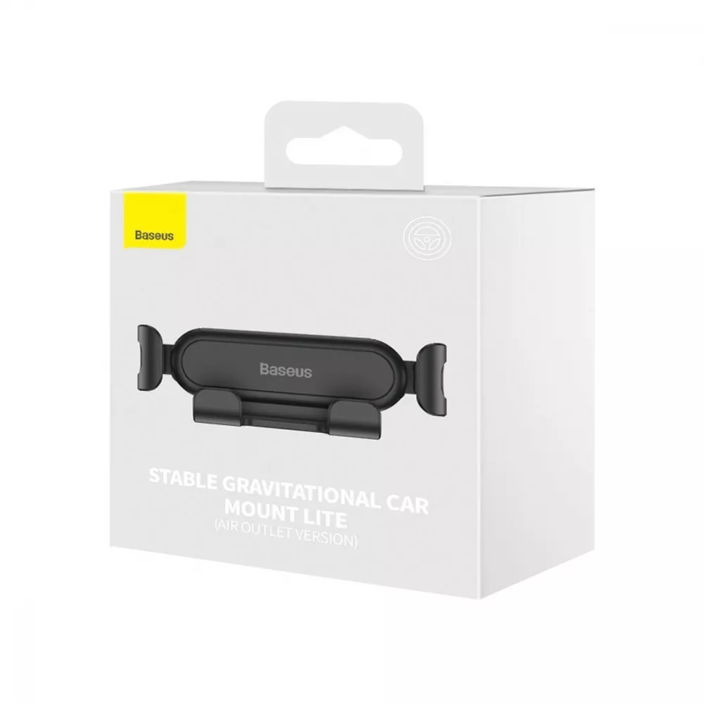 Автомобільний тримач Baseus Stable Gravitational Car Mount Lite (Air Outlet Version) — Придбати в Україні - фото 1