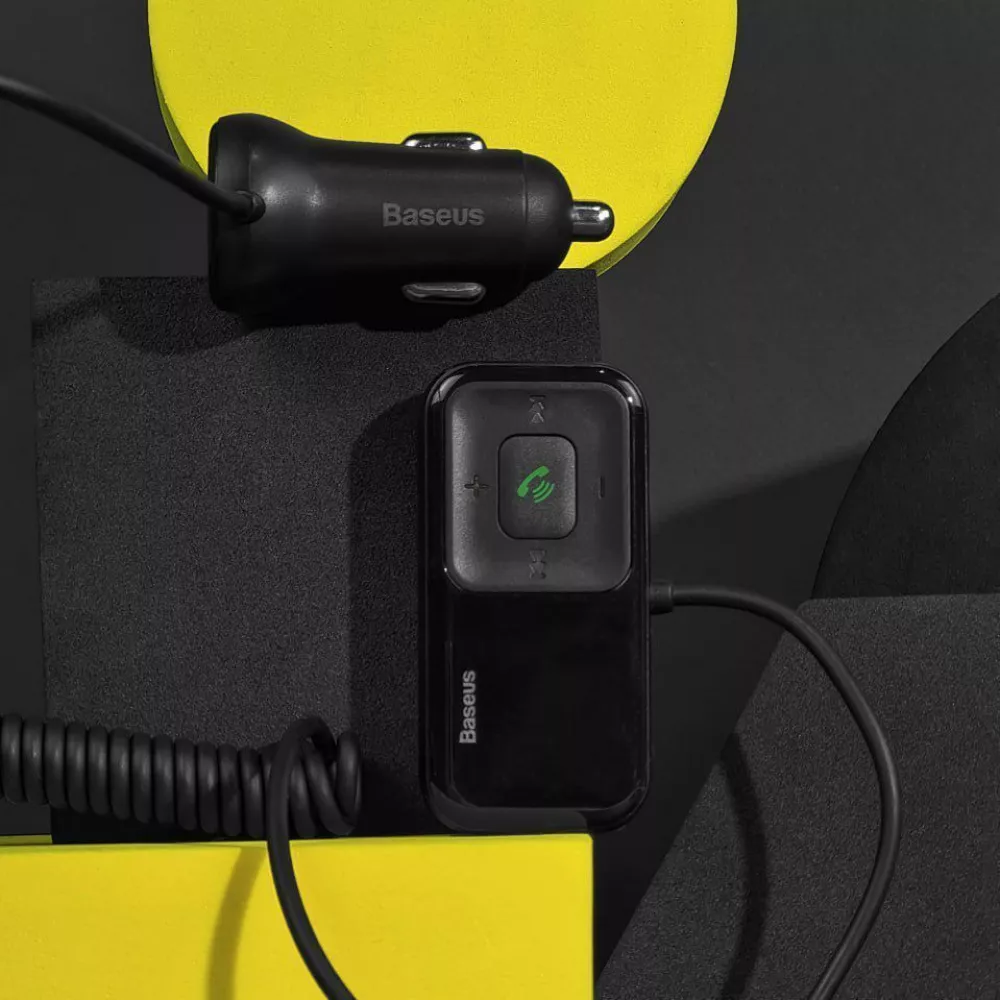 АЗП Baseus FM Launcher S-16 10W 2USB+AUX — Придбати в Україні - фото 3
