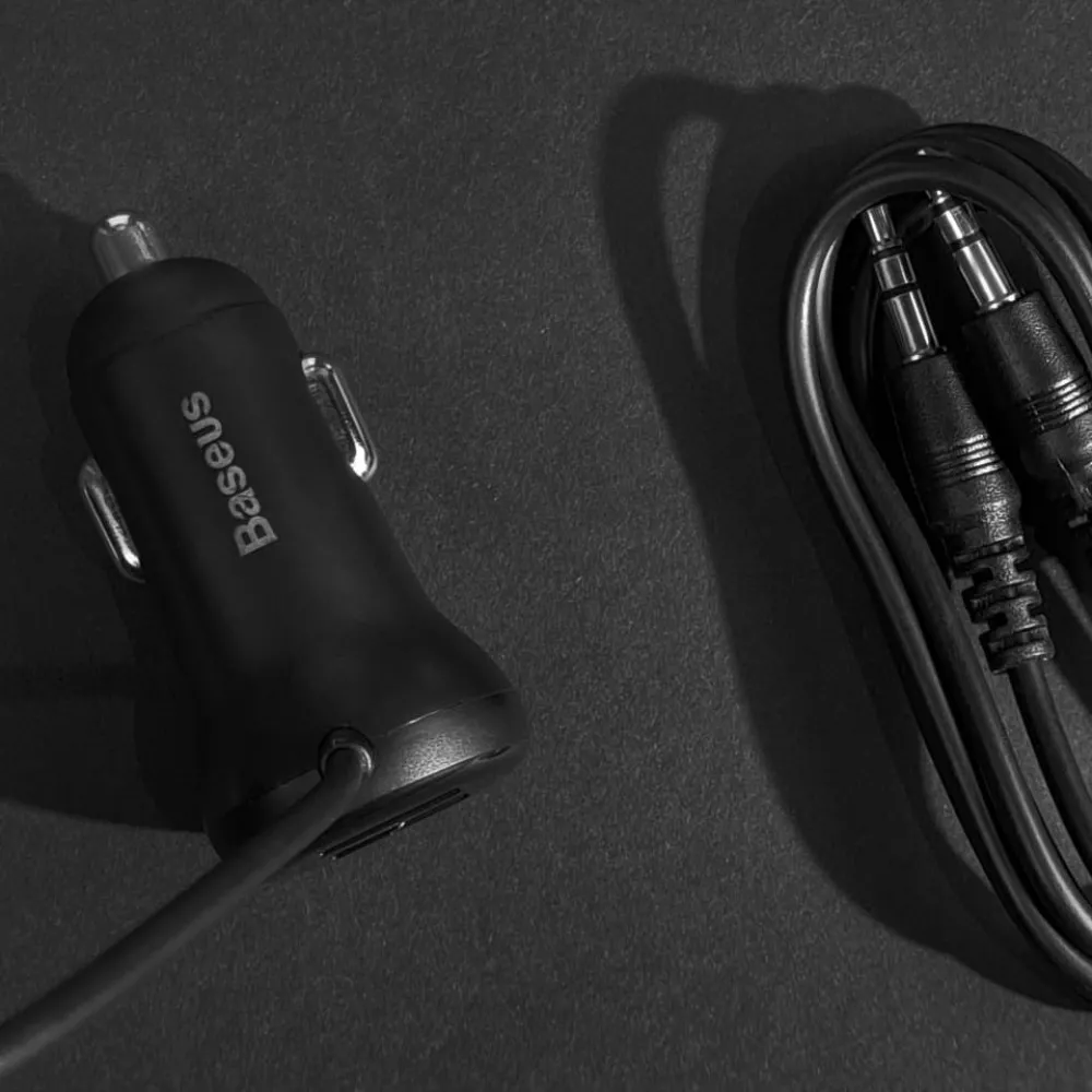 АЗП Baseus FM Launcher S-16 10W 2USB+AUX — Придбати в Україні - фото 5