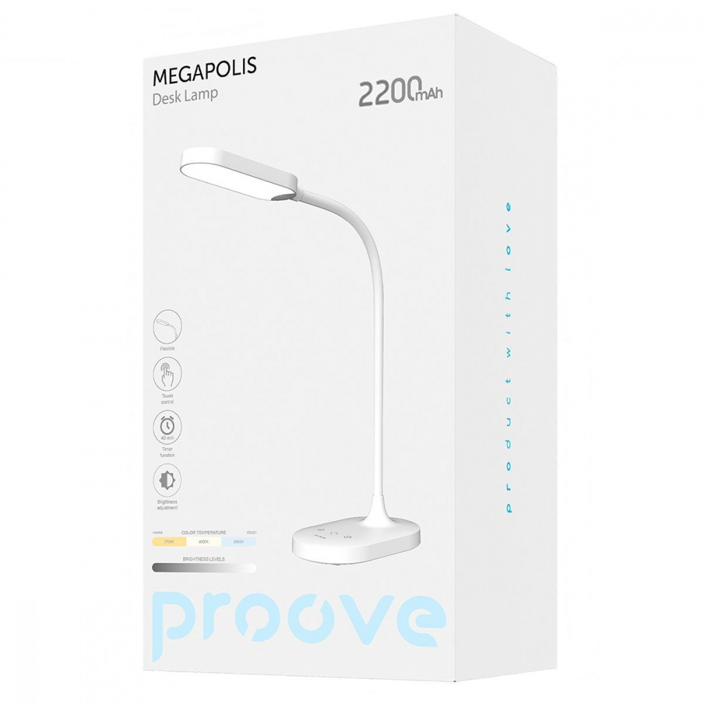 Настольная лампа Proove Megapolis 2200 mAh - фото 1