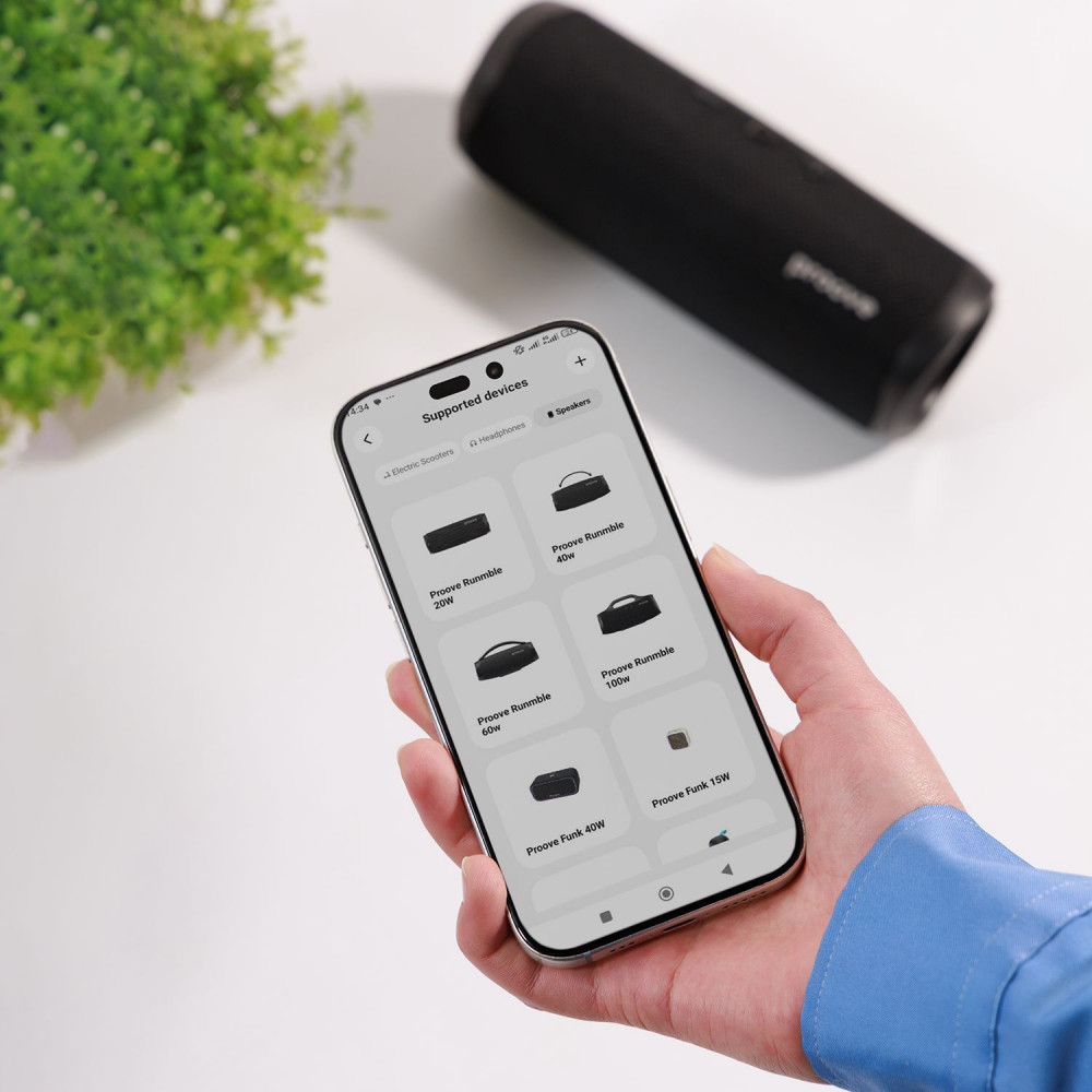 Портативна акустика Proove Rumble 20W (APP) black (PSRM2001AP01) Чорний на малюнкі №9