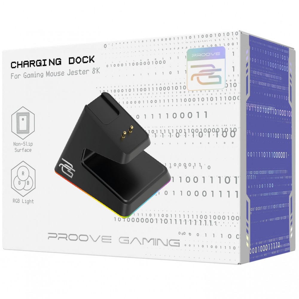 Бездротова ігрова миша Proove Gaming Jester 8K with Charging Dock — Придбати в Україні - фото 1